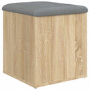 opbevaringsbænk Sonoma eg 42x42x45 cm konstrueret træ