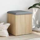 opbevaringsbænk Sonoma eg 42x42x45 cm konstrueret træ