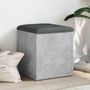 skobænk 42x42x45 cm konstrueret træ betongrå