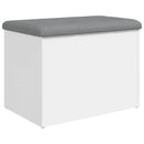 opbevaringsbænk hvid 62x42x45 cm konstrueret træ