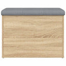 opbevaringsbænk Sonoma eg 62x42x45 cm konstrueret træ