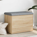 opbevaringsbænk Sonoma eg 62x42x45 cm konstrueret træ