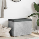 skobænk 62x42x45 cm konstrueret træ betongrå