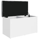 opbevaringsbænk hvid 82x42x45 cm konstrueret træ