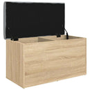 opbevaringsbænk Sonoma eg 82x42x45 cm konstrueret træ