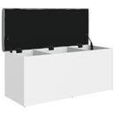 opbevaringsbænk hvid 102x42x45 cm konstrueret træ