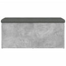 opbevaringsbænk 102x42x45 cm konstrueret træ betongrå