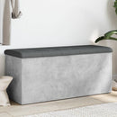 opbevaringsbænk 102x42x45 cm konstrueret træ betongrå