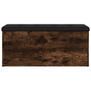 skobænk 102x42x45 cm konstrueret træ røget egetræsfarve