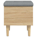 skobænk 42x42x46 cm konstrueret træ sonoma-eg