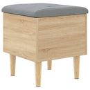 skobænk 42x42x46 cm konstrueret træ sonoma-eg