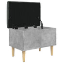 skobænk 62x42x46 cm konstrueret træ betongrå