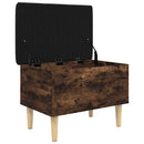 skobænk 62x42x46 cm konstrueret træ røget egetræsfarve