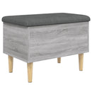 skobænk 62x42x46 cm konstrueret træ grå sonoma-eg