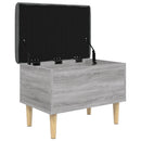 skobænk 62x42x46 cm konstrueret træ grå sonoma-eg