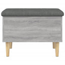 skobænk 62x42x46 cm konstrueret træ grå sonoma-eg