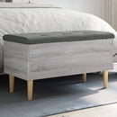 skobænk 82x42x46 cm konstrueret træ grå sonoma-eg