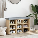 skobænk Sonoma eg 82x32x50 cm konstrueret træ