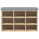 skobænk Sonoma eg 82x32x50 cm konstrueret træ
