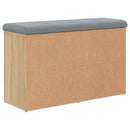 skobænk Sonoma eg 82x32x50 cm konstrueret træ