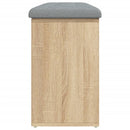 skobænk 102x32x50 cm konstrueret træ sonoma-eg