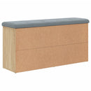 skobænk 102x32x50 cm konstrueret træ sonoma-eg