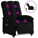 eldrevet massagestol stof sort