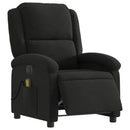 eldrevet massagestol stof sort