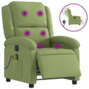 massagestol velour lysegrøn