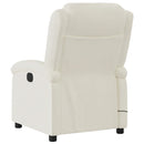 massagestol velour cremefarvet