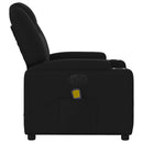eldrevet massagestol stof sort
