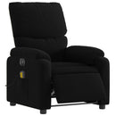 eldrevet massagestol stof sort