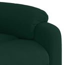 massagestol velour mørkegrøn