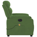 massagestol velour lysegrøn