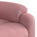 massagestol velour lyserød