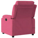 massagestol velour vinrød