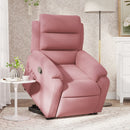 løftestol velour pink