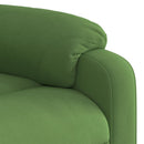 lænestol med løftefunktion velour lysegrøn