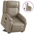 løftestol kunstlæder cappuccino
