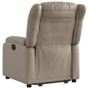 løftestol kunstlæder cappuccino
