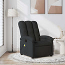 massagestol sort stof