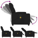 massagestol sort stof