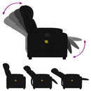 massagestol sort stof