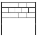 udskiftningsgavl 75 cm metal sort