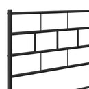 udskiftningsgavl 75 cm metal sort