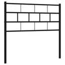 udskiftningsgavl 80 cm metal sort