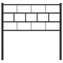 udskiftningsgavl 80 cm metal sort