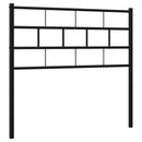 udskiftningsgavl 100 cm metal sort