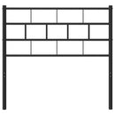 udskiftningsgavl 100 cm metal sort