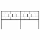 udskiftningsgavl 160 cm metal sort
